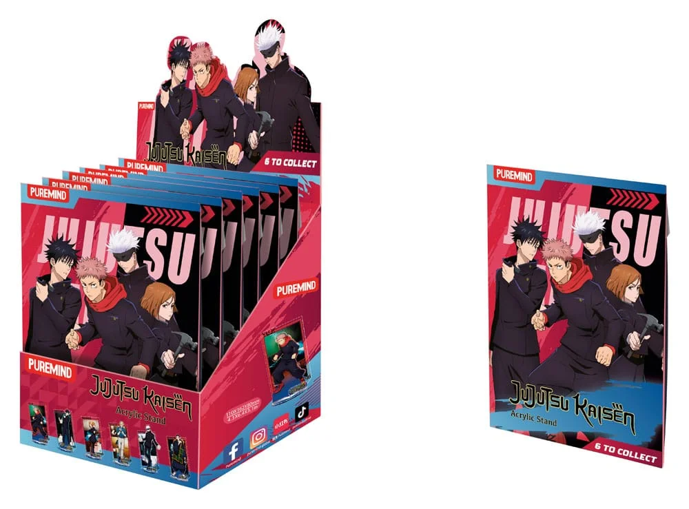 Jujutsu Kaisen Acrylic Stand 14cm Blind Box - Caixa Inteira (6 unidades)